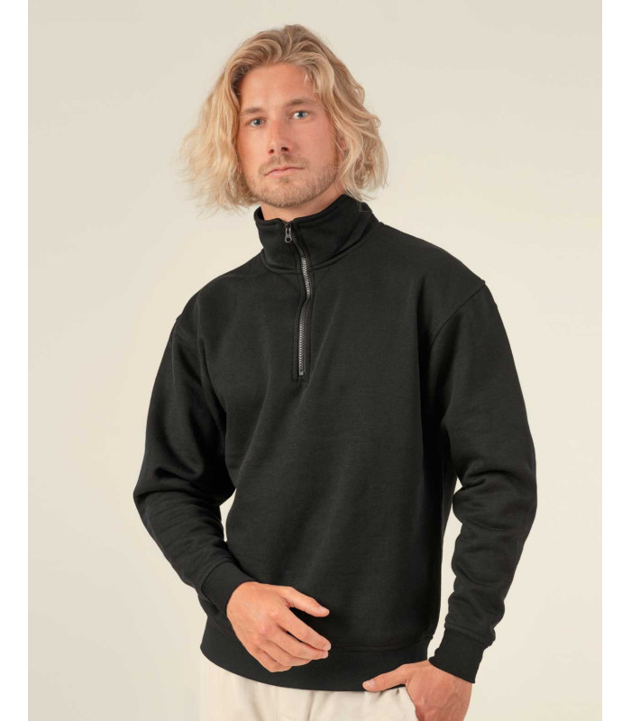 Sudadera Unisex de Media Cremallera