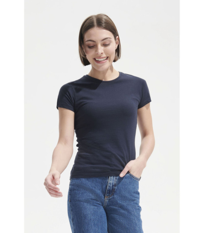 Camiseta Serigrafiada Miss Mujer Manga Corta